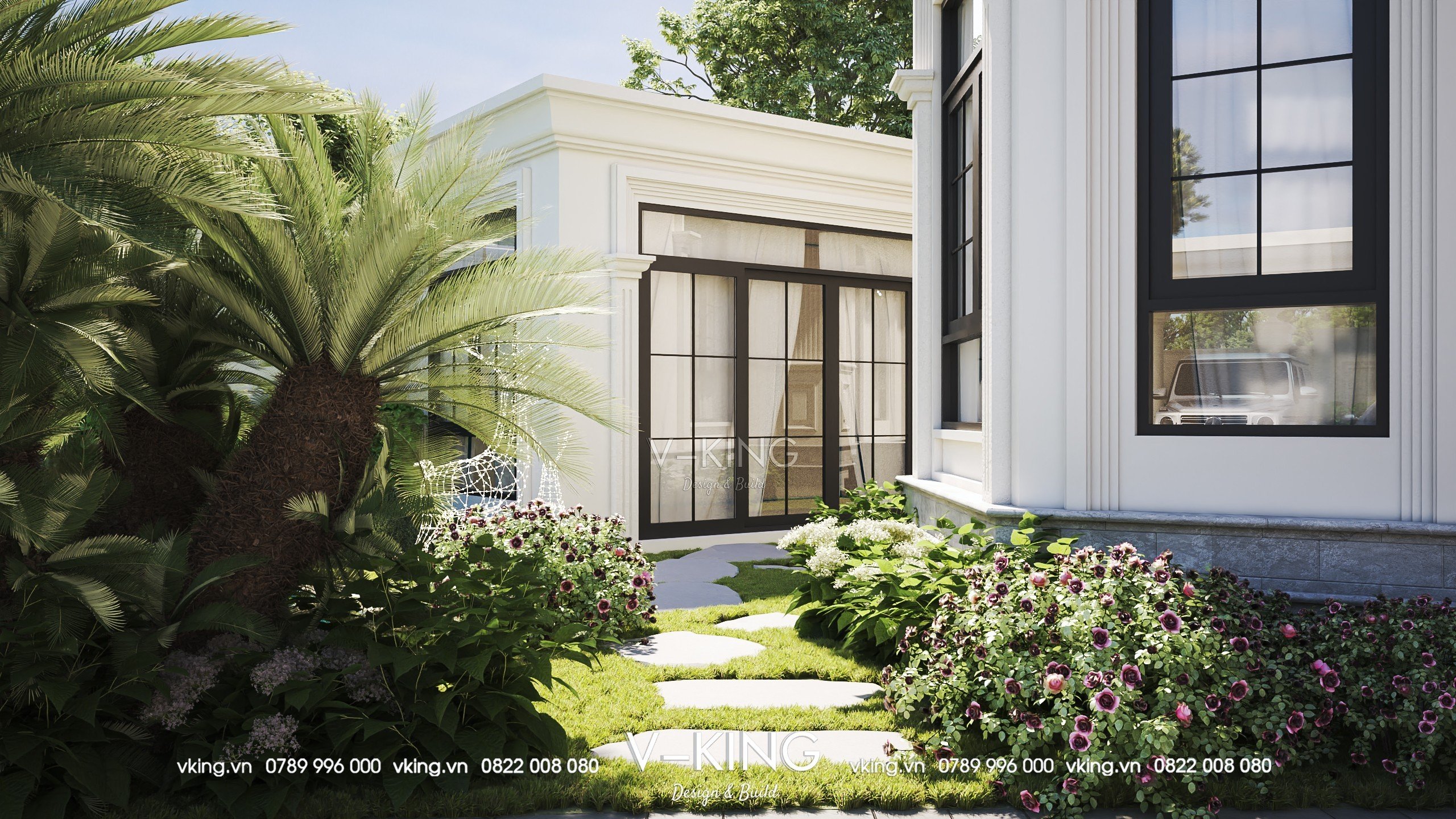 biệt thự nhà đẹp có hồ bơi
