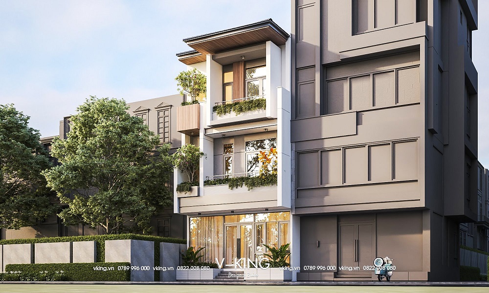 THIẾT KẾ NHÀ HẢI PHÒNG ĐƠN VỊ VKING THI CÔNG UY TÍN 20 Thiết kế nhà phố tại Hải Phòng