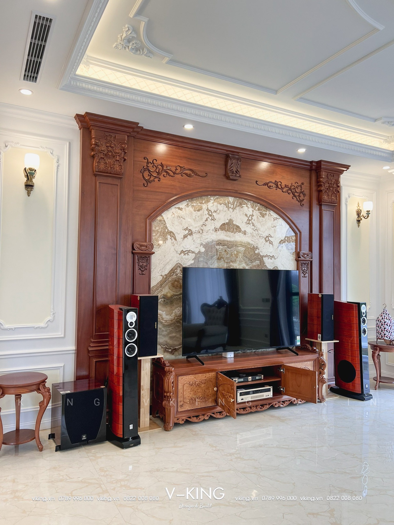 nhà tân cổ điển 3 tầng