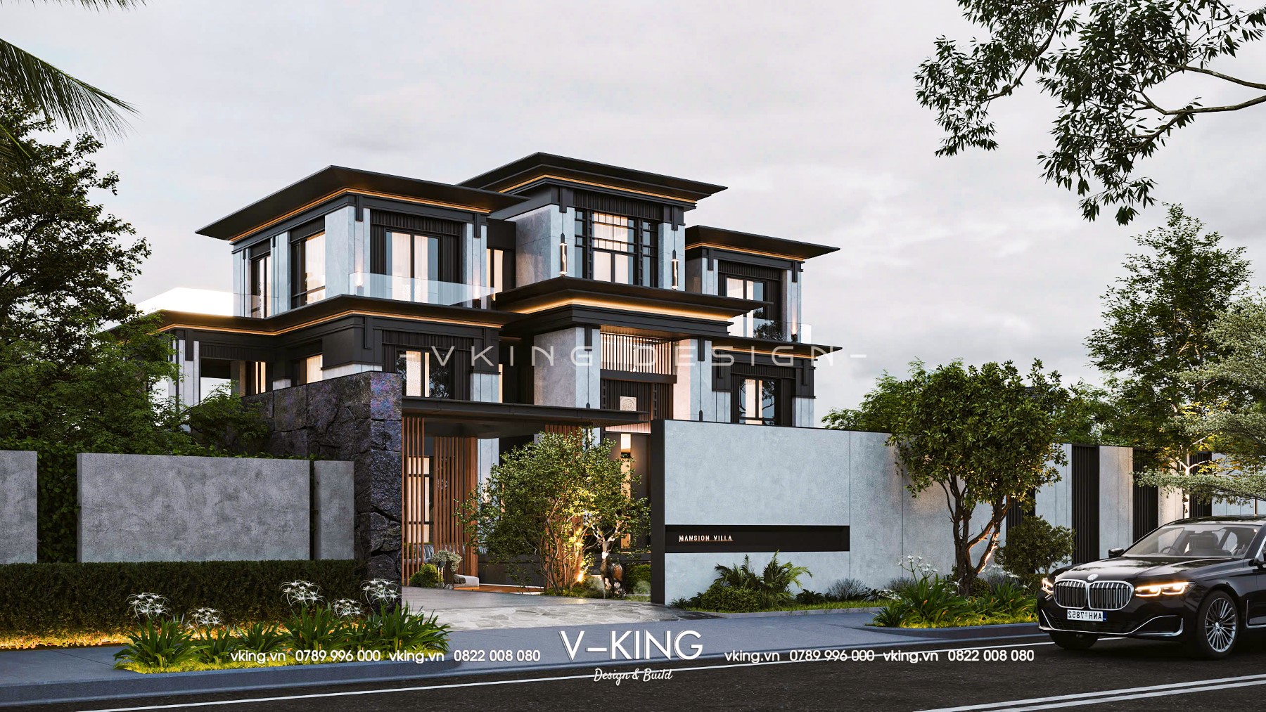 THIẾT KẾ BIỆT THỰ HIỆN ĐẠI ĐẲNG CẤP THỜI THƯỢNG Thiết kế biệt thự hiện đại đẳng cấp thời thượng