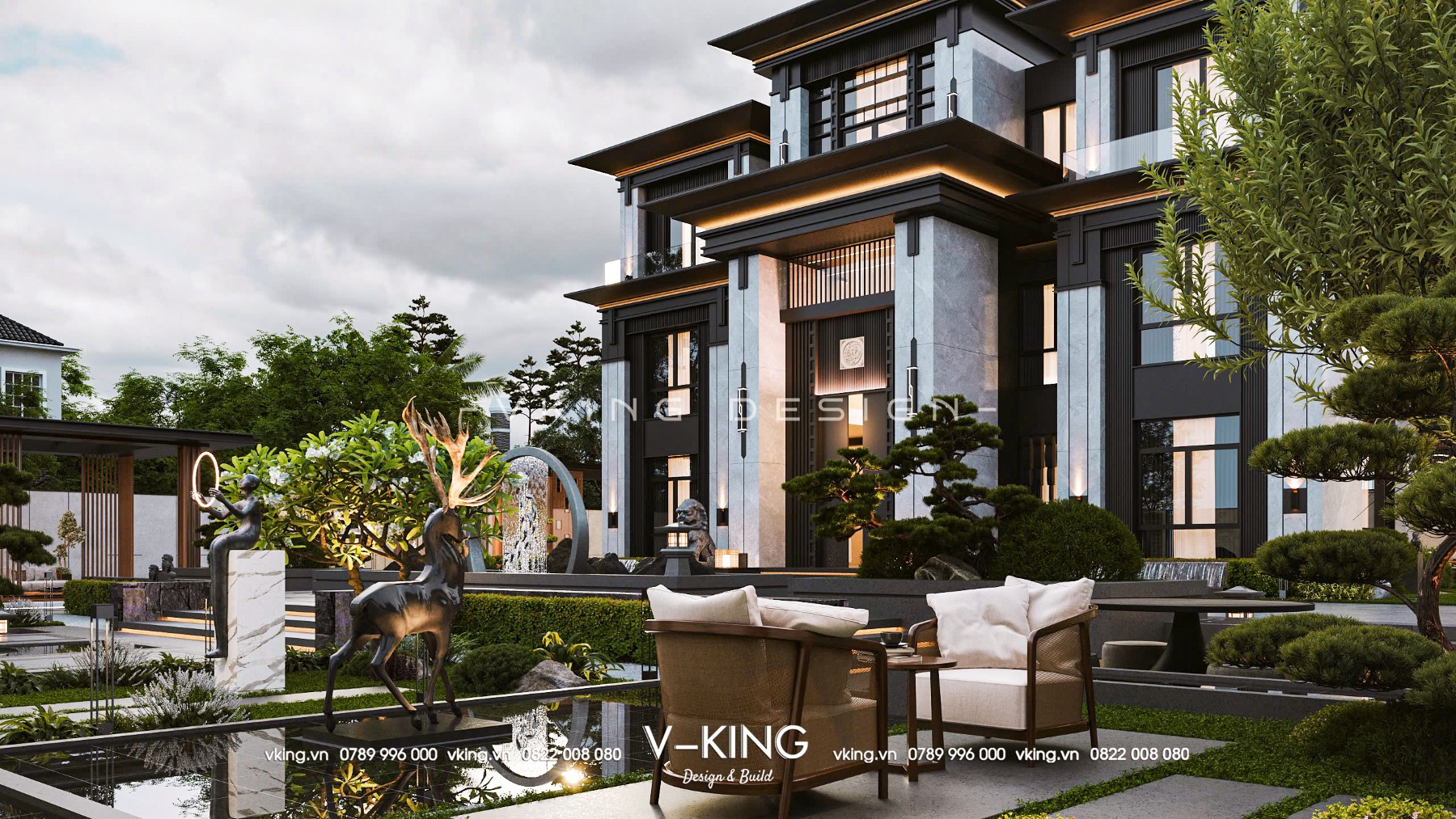 NGẮM NHÌN MẪU THIẾT KẾ BIỆT THỰ HIỆN ĐẠI 3 TẦNG UY NGHI VÀ ĐẲNG CẤP Ngắm nhìn mẫu thiết kế biệt thự hiện đại 3 tầng uy nghi và đẳng cấp