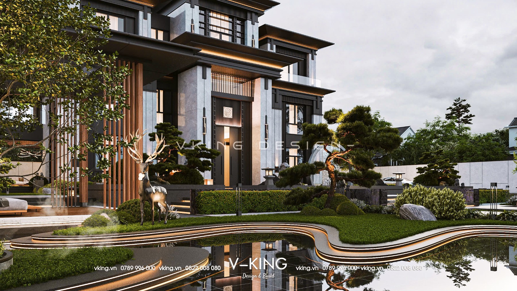 NGẮM NHÌN MẪU THIẾT KẾ BIỆT THỰ HIỆN ĐẠI 3 TẦNG UY NGHI VÀ ĐẲNG CẤP Ngắm nhìn mẫu thiết kế biệt thự hiện đại 3 tầng uy nghi và đẳng cấp
