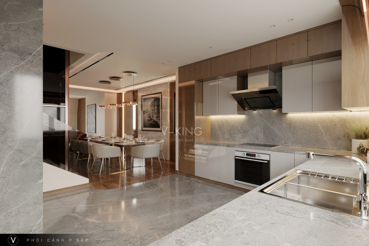 THIẾT KẾ NỘI THẤT BIỆT THỰ HIỆN ĐẠI NT24033 11 Thiết kế nội thất biệt thự