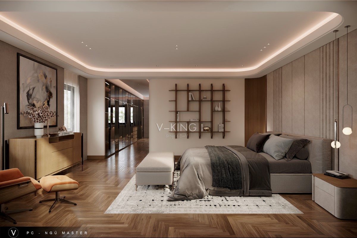 THIẾT KẾ NỘI THẤT BIỆT THỰ HIỆN ĐẠI NT24033 18 Thiết kế nội thất biệt thự