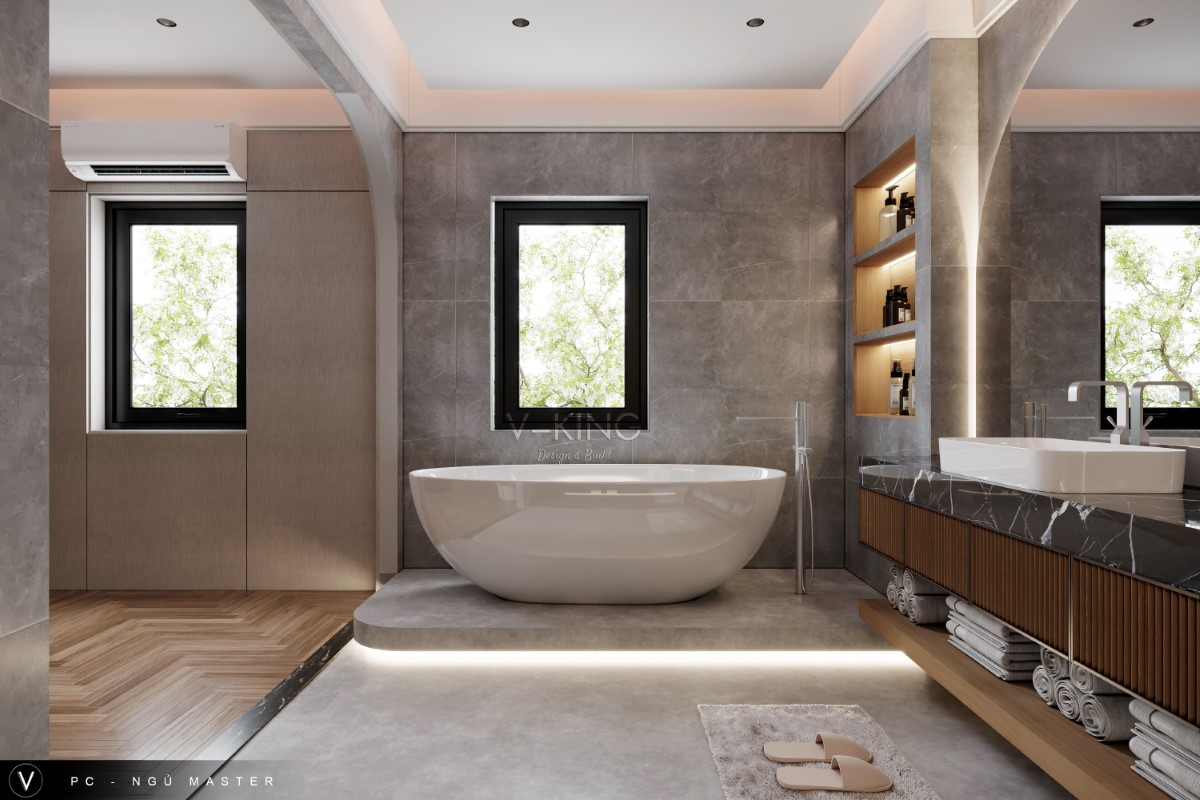 THIẾT KẾ NỘI THẤT BIỆT THỰ HIỆN ĐẠI NT24033 28 Thiết kế nội thất biệt thự