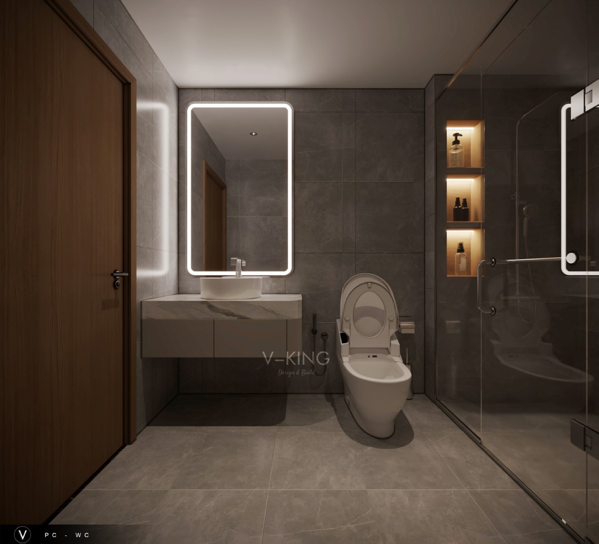 THIẾT KẾ NỘI THẤT BIỆT THỰ HIỆN ĐẠI NT24033 36 Thiết kế nội thất biệt thự