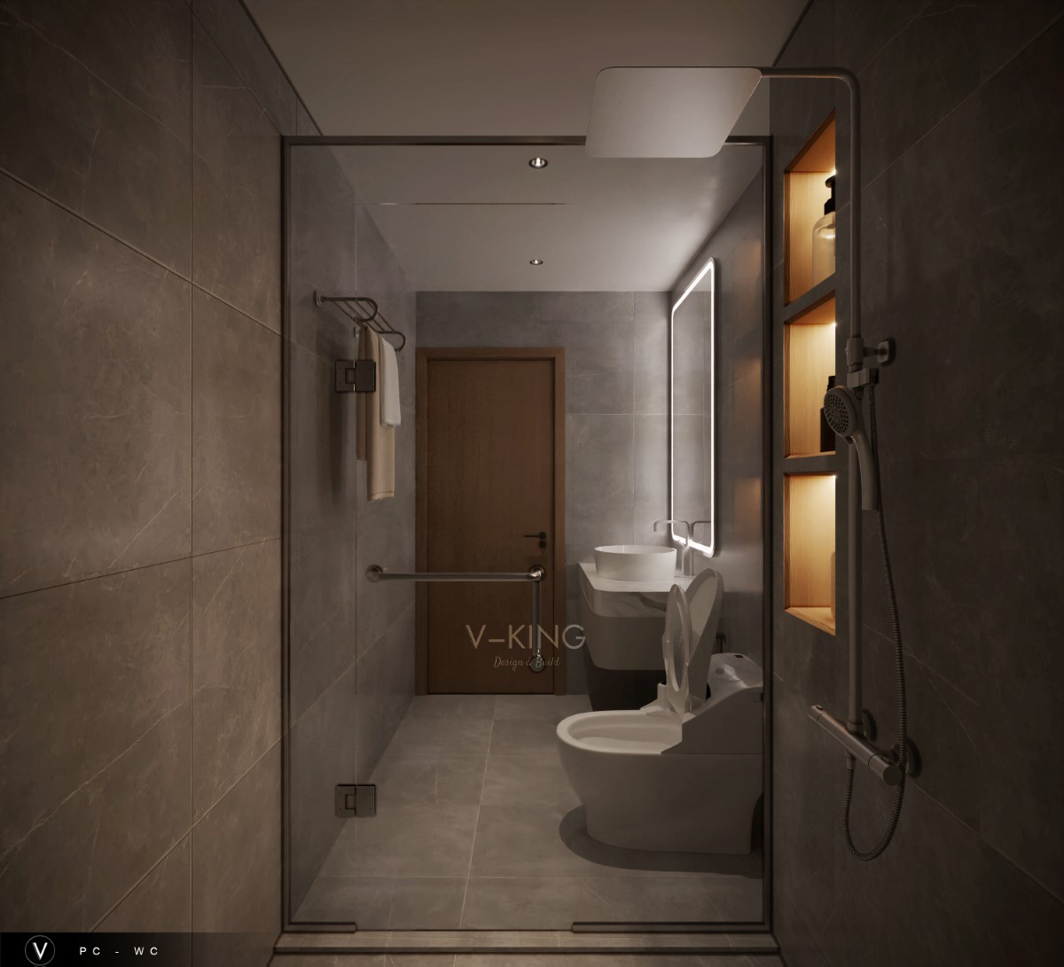 THIẾT KẾ NỘI THẤT BIỆT THỰ HIỆN ĐẠI NT24033 37 Thiết kế nội thất biệt thự