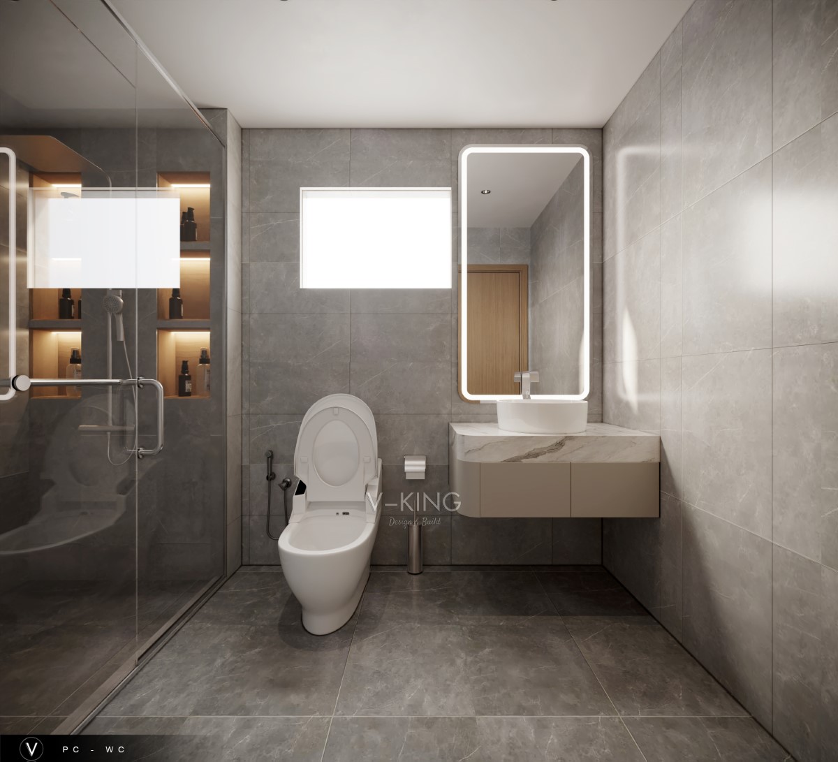 THIẾT KẾ NỘI THẤT BIỆT THỰ HIỆN ĐẠI NT24033 45 Thiết kế nội thất biệt thự
