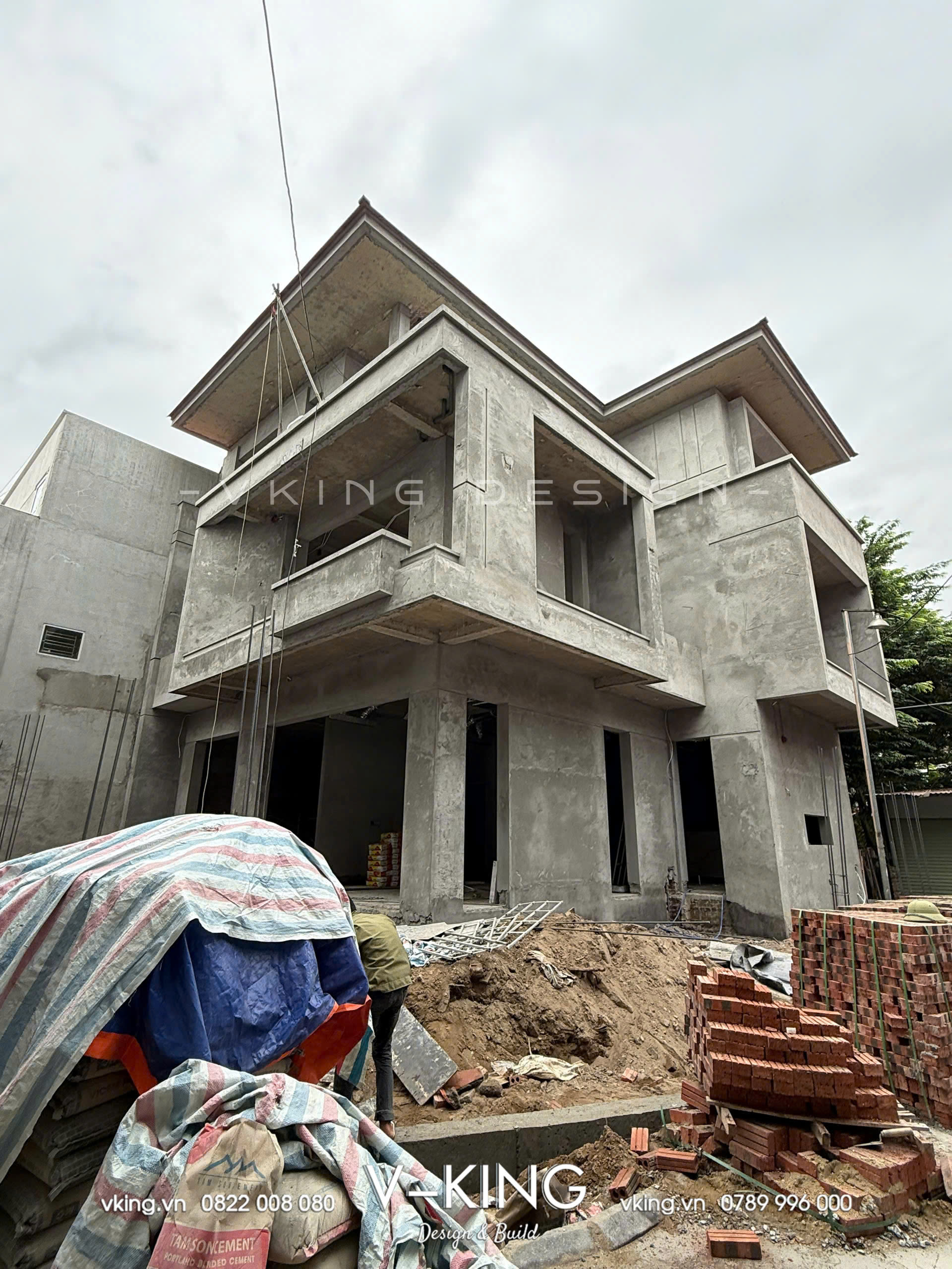 thi cong xay dung biet thu hien dai vk24104 tc 3