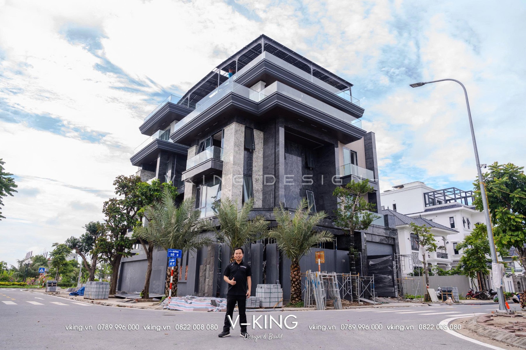 Thiết kế thi công biệt thự hiện đại VK24065