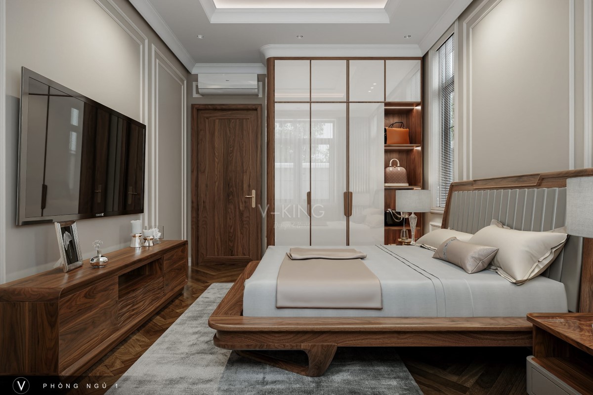 MẪU THIẾT KẾ NỘI THẤT TÂN CỔ ĐIỂN SANG TRỌNG NT24041 22 Nội thất tân cổ điển