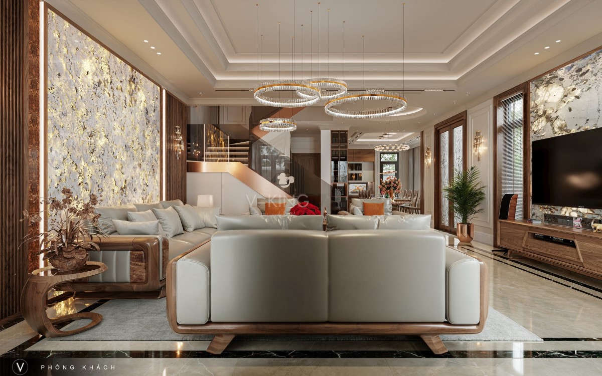 MẪU THIẾT KẾ NỘI THẤT TÂN CỔ ĐIỂN SANG TRỌNG NT24041 4 Nội thất tân cổ điển