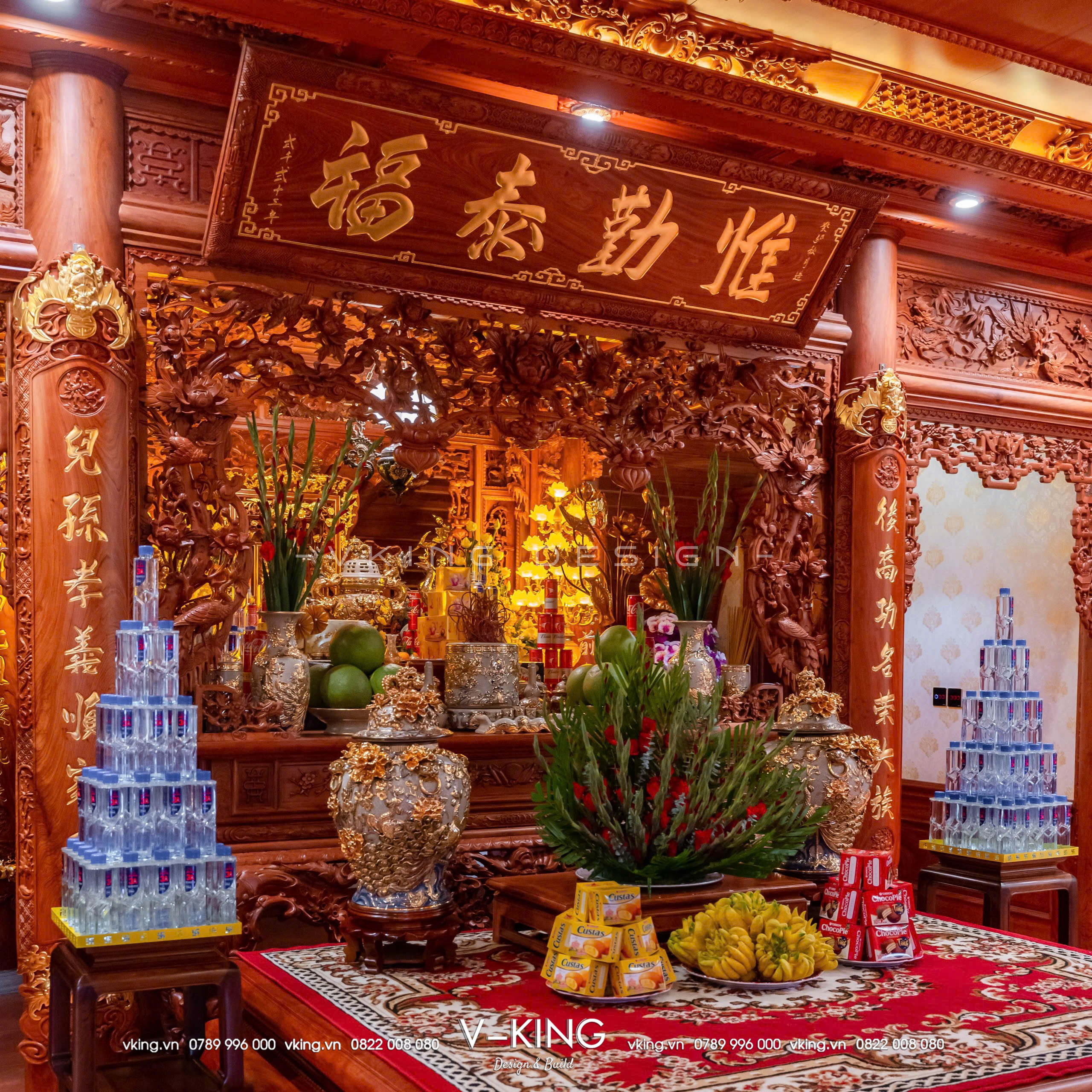 nội thất gỗ gõ đỏ