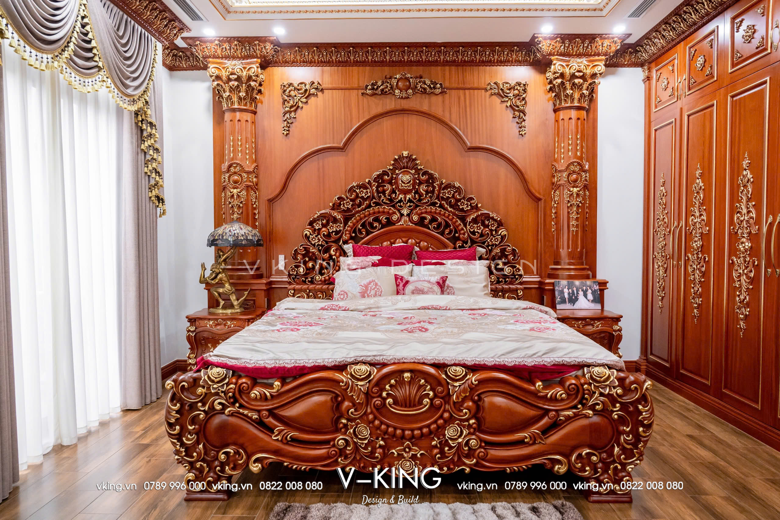 nội thất gỗ gõ đỏ