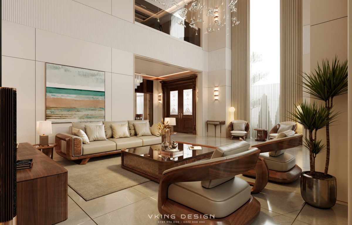 NỘI THẤT HIỆN ĐẠI CÓ PHÒNG KHÁCH THÔNG NT25041 9 noi that hien dai co phong khach thong tang NT25041 9