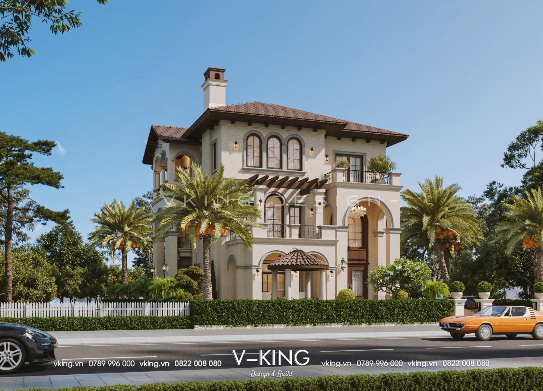 BIỆT THỰ ĐỊA TRUNG HẢI 3 TẦNG ĐẸP GẦN GŨI VK25061 3 thiet ke biet thu dia trung hai 3 tang vk25066 1