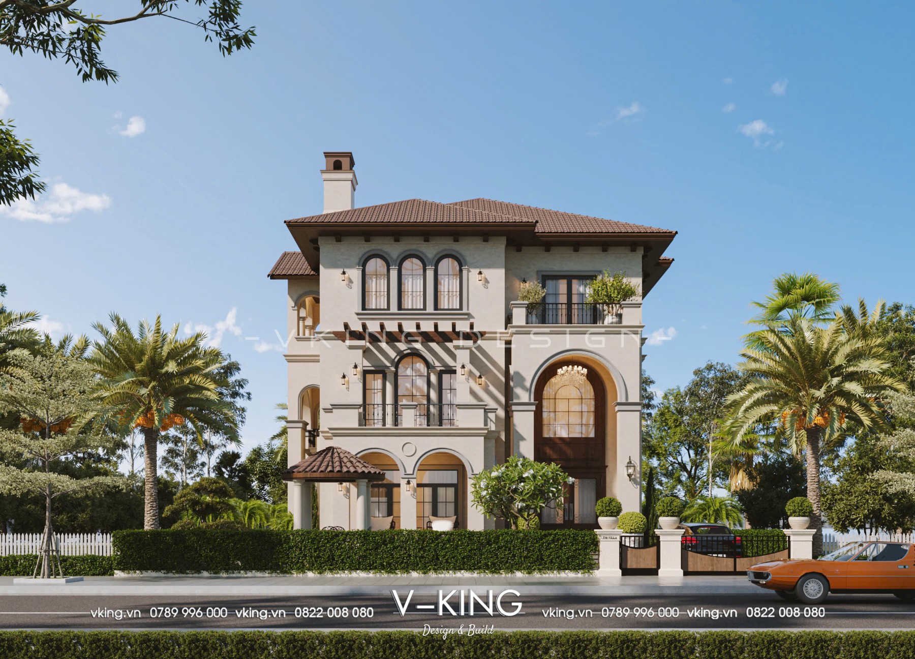 BIỆT THỰ ĐỊA TRUNG HẢI 3 TẦNG ĐẸP GẦN GŨI VK25061 1 thiet ke biet thu dia trung hai 3 tang vk25066 3