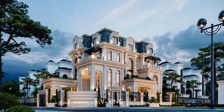 biệt thự tân cổ điển 3 tầng