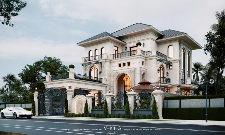 biệt thự tân cổ điển 3 tầng