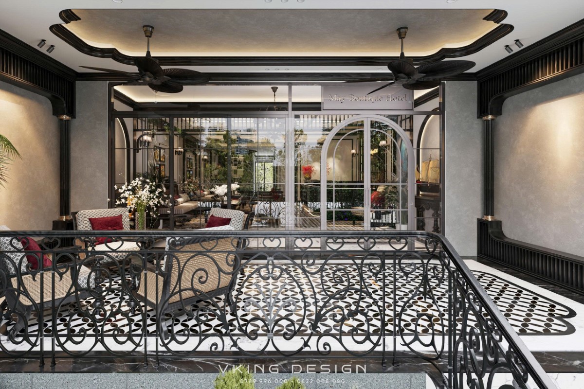 NỘI THẤT KHÁCH SẠN PHONG CÁCH INDOCHINE NT25042 12 noi that khach san phong cach Indochine 12