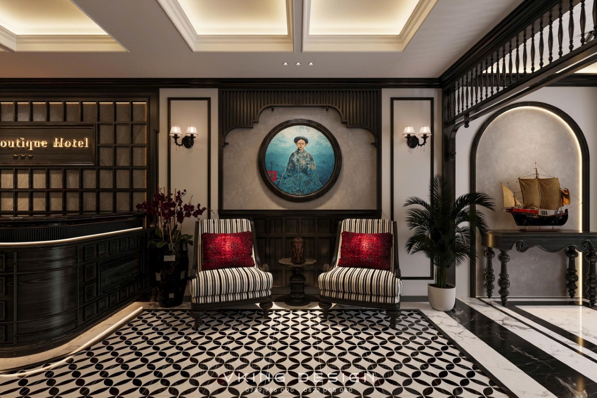 NỘI THẤT KHÁCH SẠN PHONG CÁCH INDOCHINE NT25042 2 noi that khach san phong cach Indochine 2