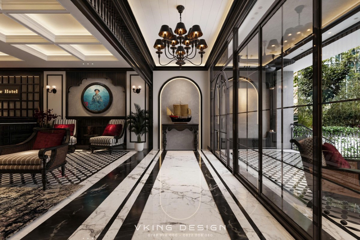NỘI THẤT KHÁCH SẠN PHONG CÁCH INDOCHINE NT25042 3 noi that khach san phong cach Indochine 3