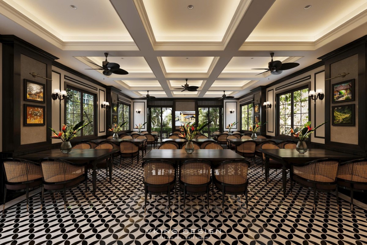 NỘI THẤT KHÁCH SẠN PHONG CÁCH INDOCHINE NT25042 36 noi that khach san phong cach Indochine 36