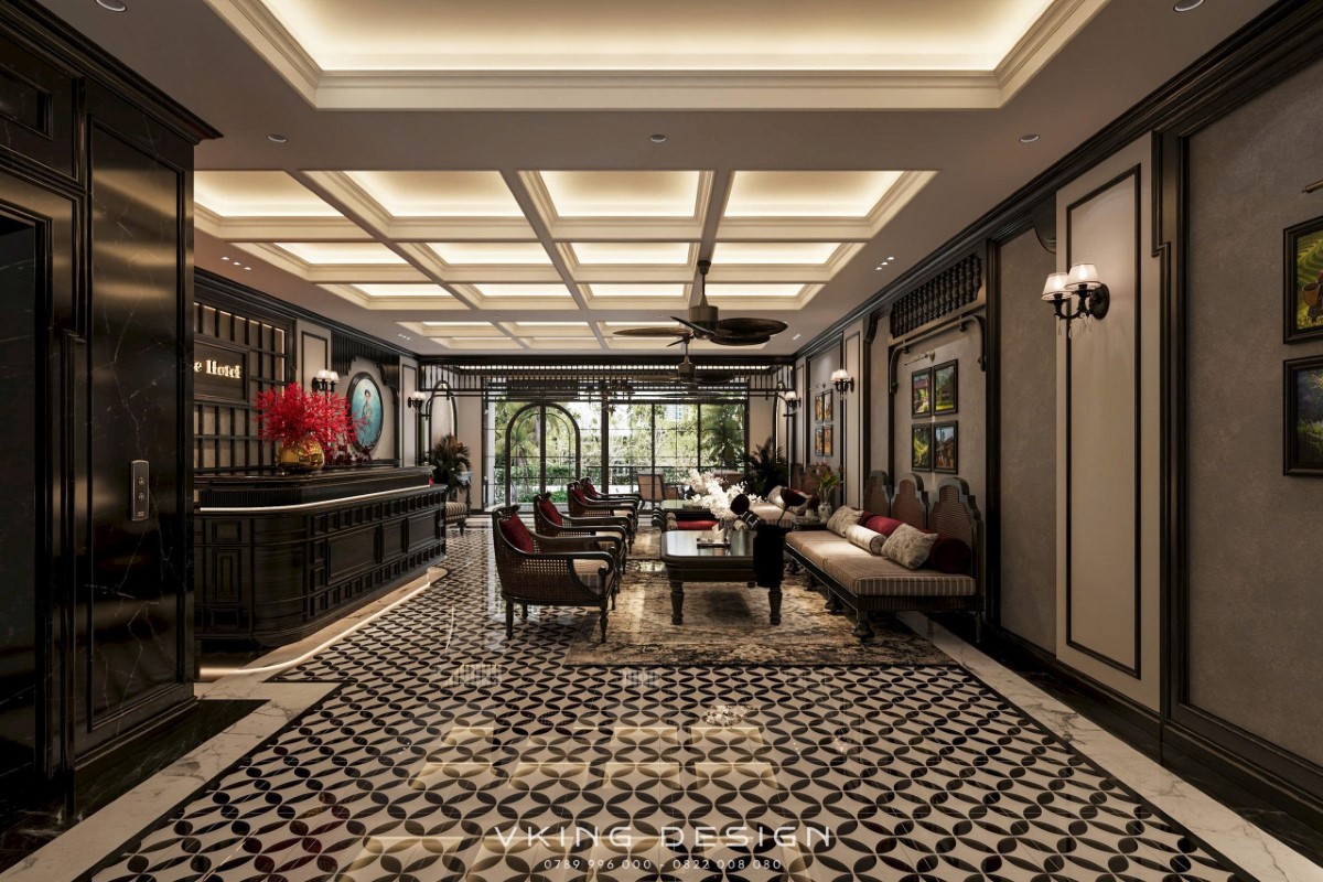 NỘI THẤT KHÁCH SẠN PHONG CÁCH INDOCHINE NT25042 7 noi that khach san phong cach Indochine 7