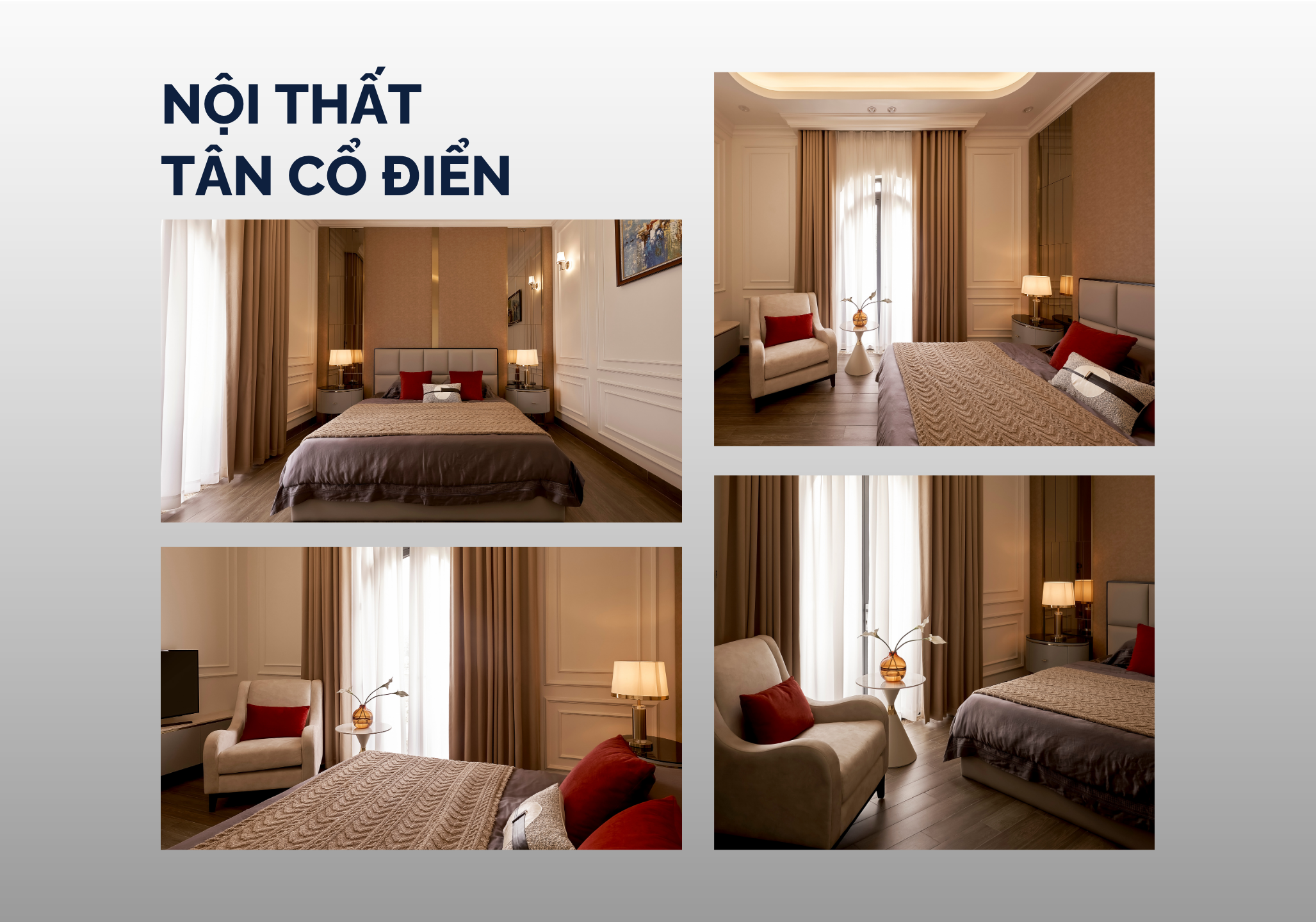 thi công nội thất tân cổ điển