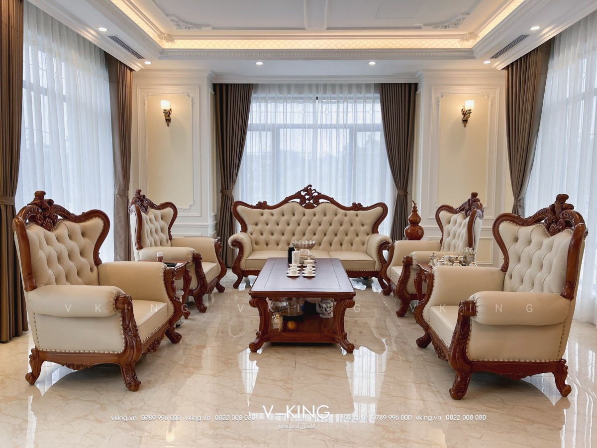ĐẶC ĐIỂM THIẾT KẾ NHÀ TÂN CỔ ĐIỂN VÀ BÁO GIÁ MỚI NHẤT 2026 15 Thi công nội thất