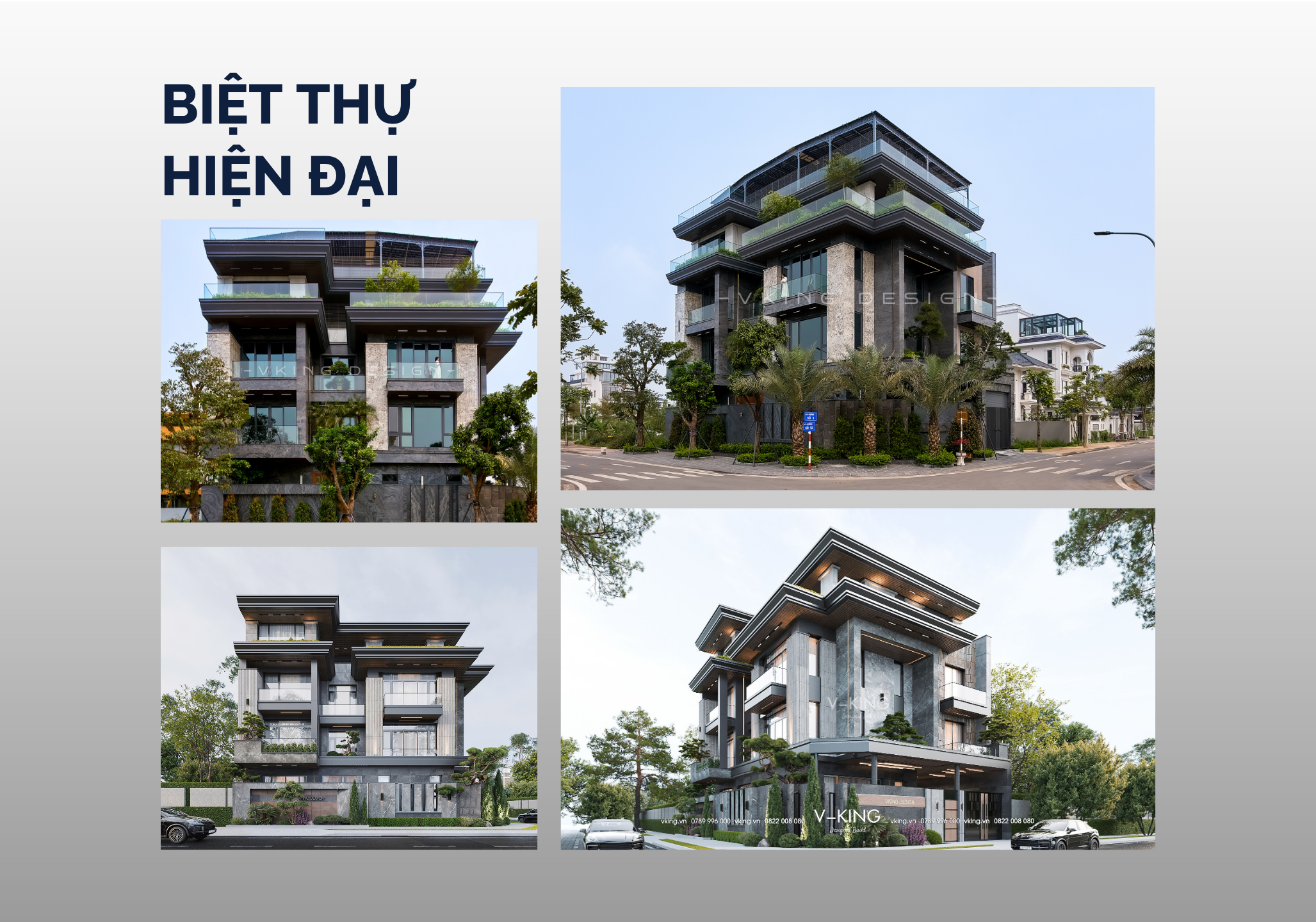 thi công biệt thự hiện đại