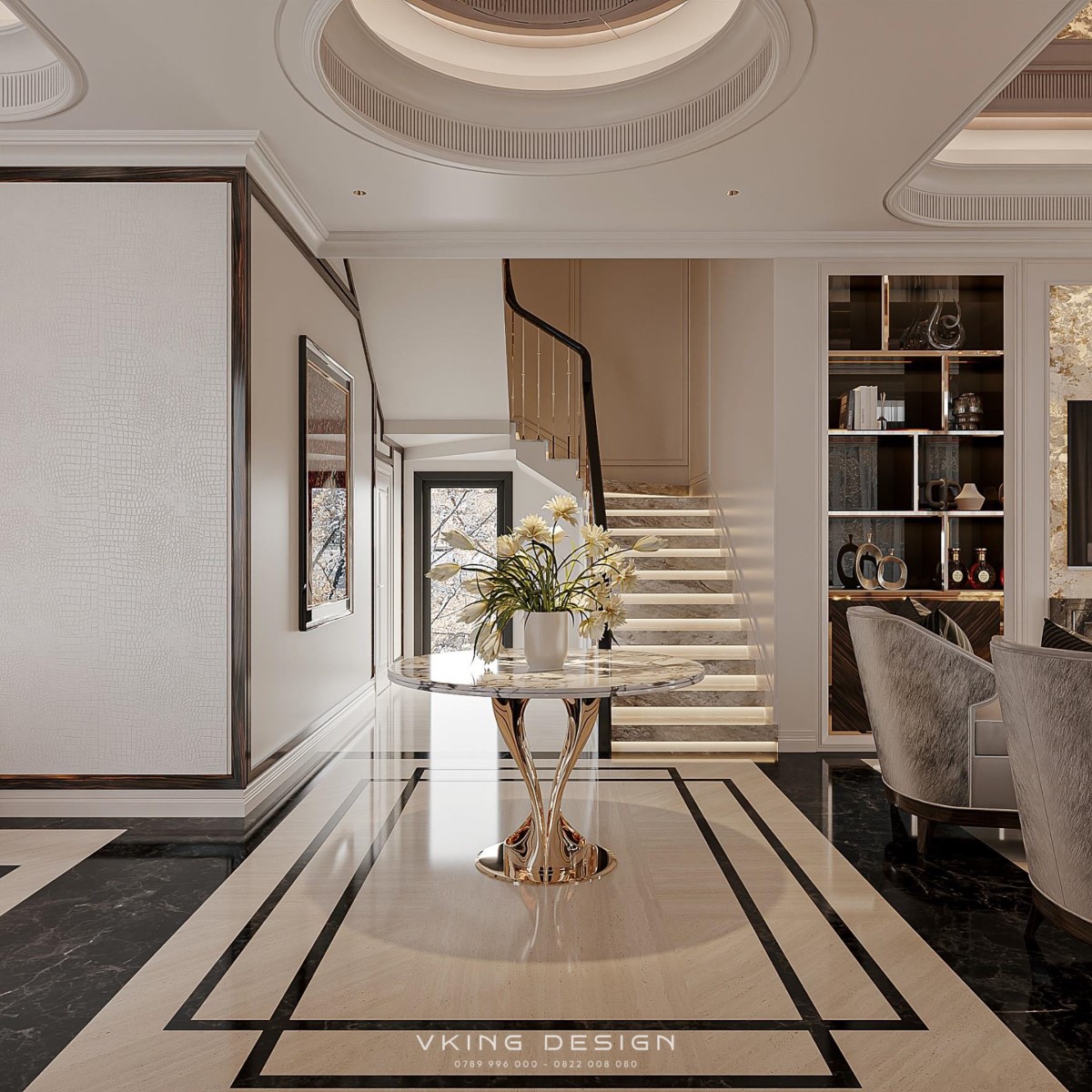 MẪU THIẾT KẾ NỘI THẤT LUXURY ĐẲNG CẤP NT26008 6 noi that luxury NT26008 6