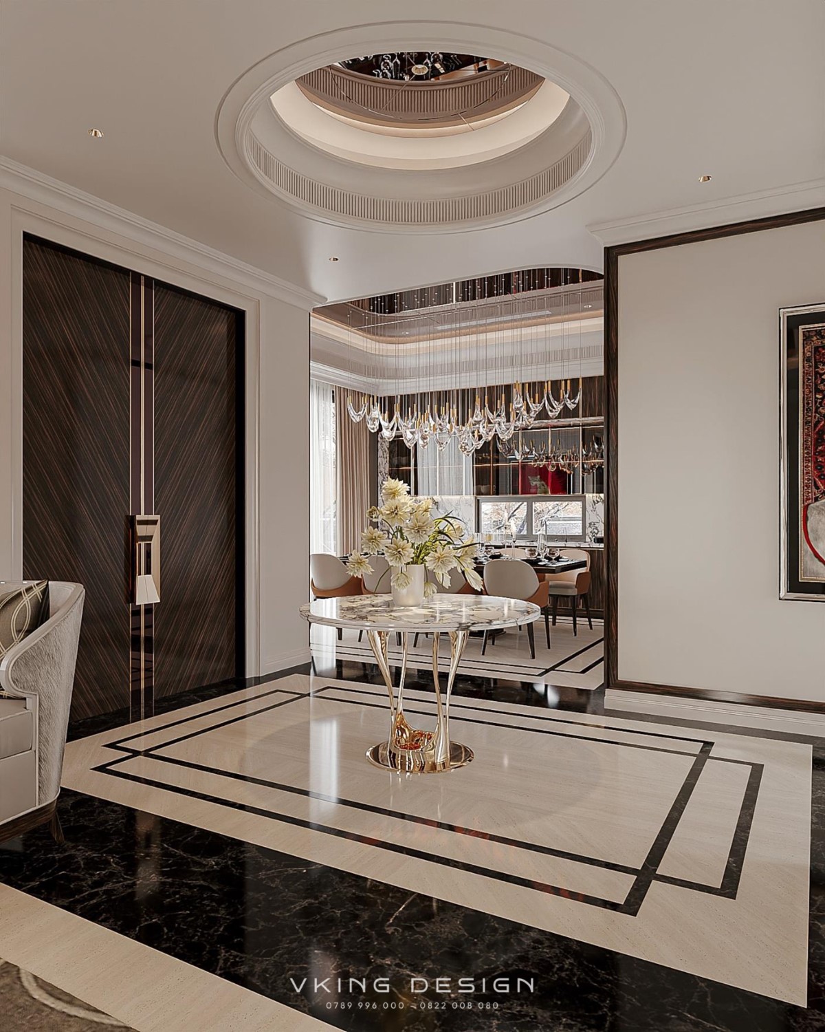 MẪU THIẾT KẾ NỘI THẤT LUXURY ĐẲNG CẤP NT26008 7 noi that luxury NT26008 7