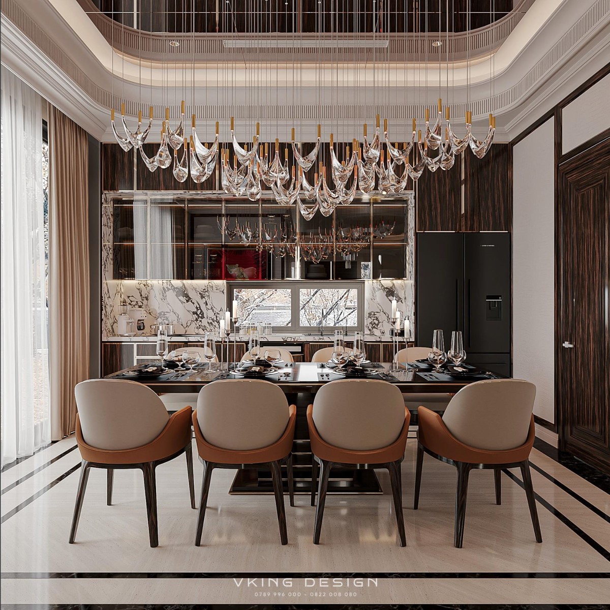 MẪU THIẾT KẾ NỘI THẤT LUXURY ĐẲNG CẤP NT26008 8 noi that luxury NT26008 8