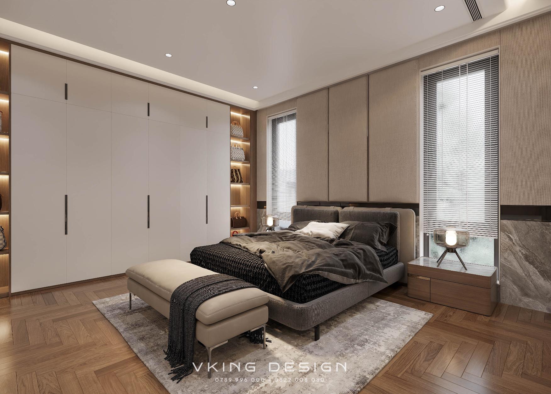 NỘI THẤT HIỆN ĐẠI BIỆT THỰ SANG TRỌNG NT26011 38 thiet ke noi that hien dai phong ngu 5 nt26011 3