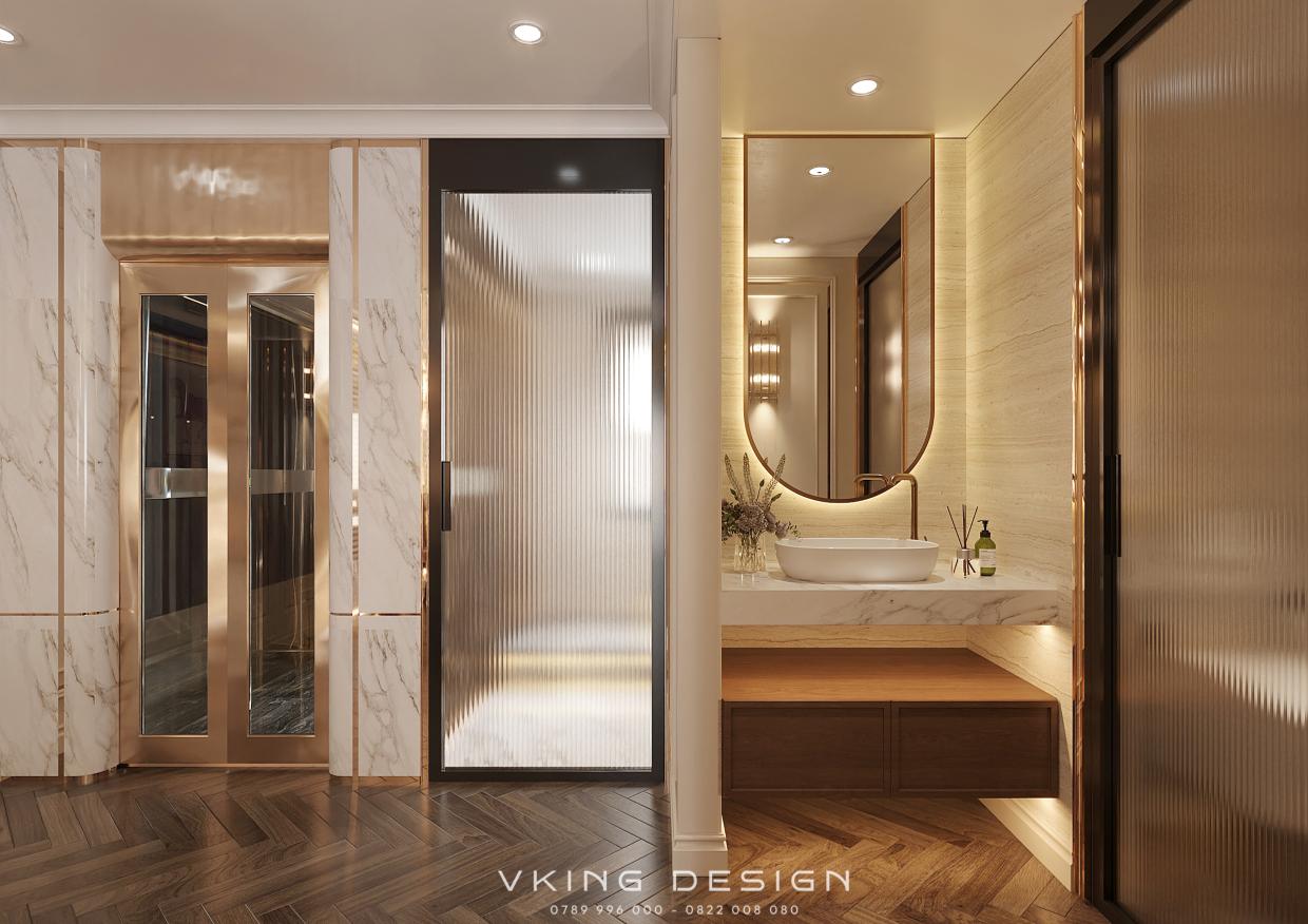 KHÔNG GIAN SỐNG TINH TẾ VỚI NỘI THẤT TÂN CỔ ĐIỂN NT26013 10 thiet ke noi that phong bep sang trong nt26013 5