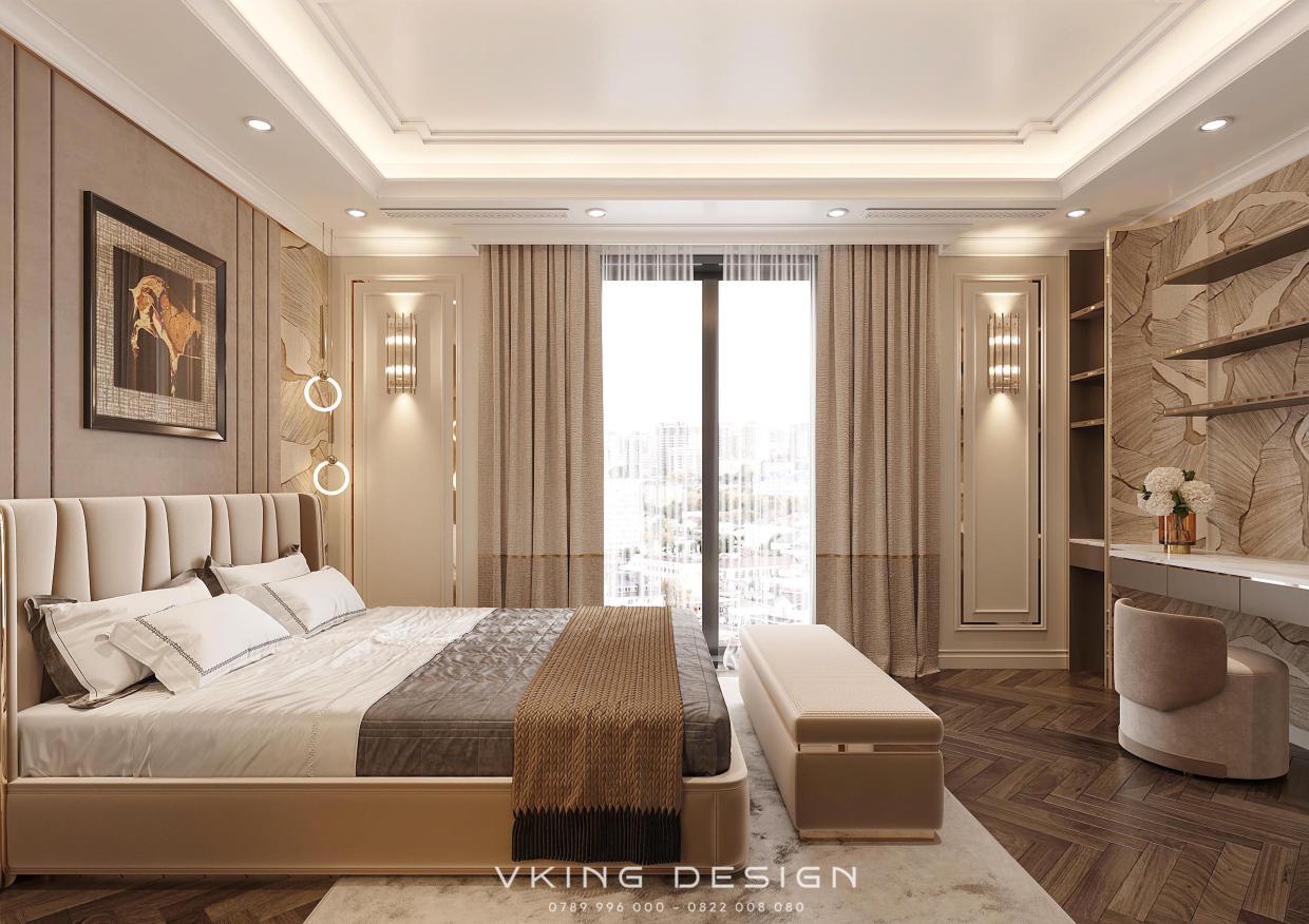 KHÔNG GIAN SỐNG TINH TẾ VỚI NỘI THẤT TÂN CỔ ĐIỂN NT26013 24 thiet ke noi that phong ngu 4 nt26013 3