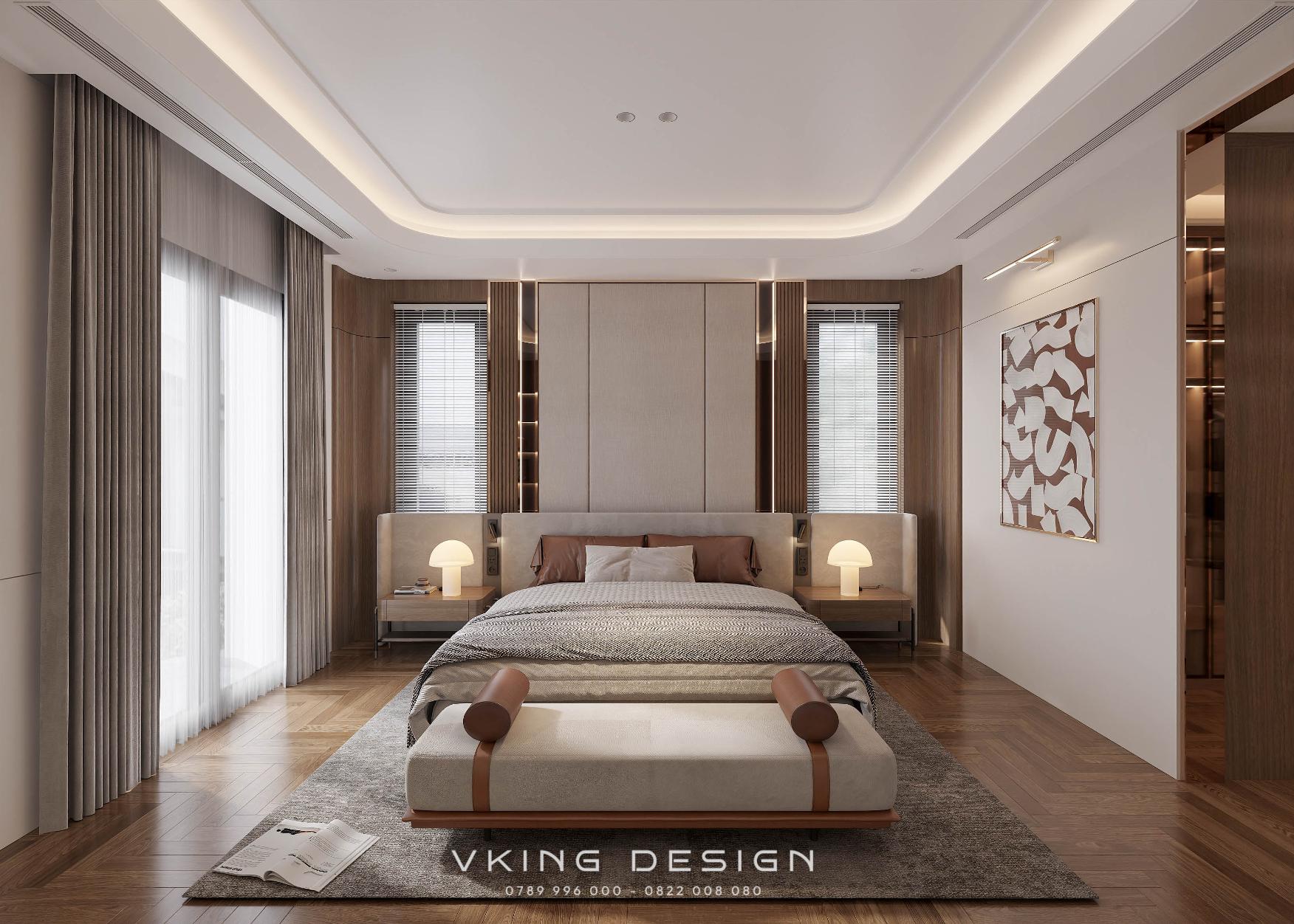 NỘI THẤT HIỆN ĐẠI BIỆT THỰ SANG TRỌNG NT26011 23 thiet ke noi that phong ngu master nt26011 1