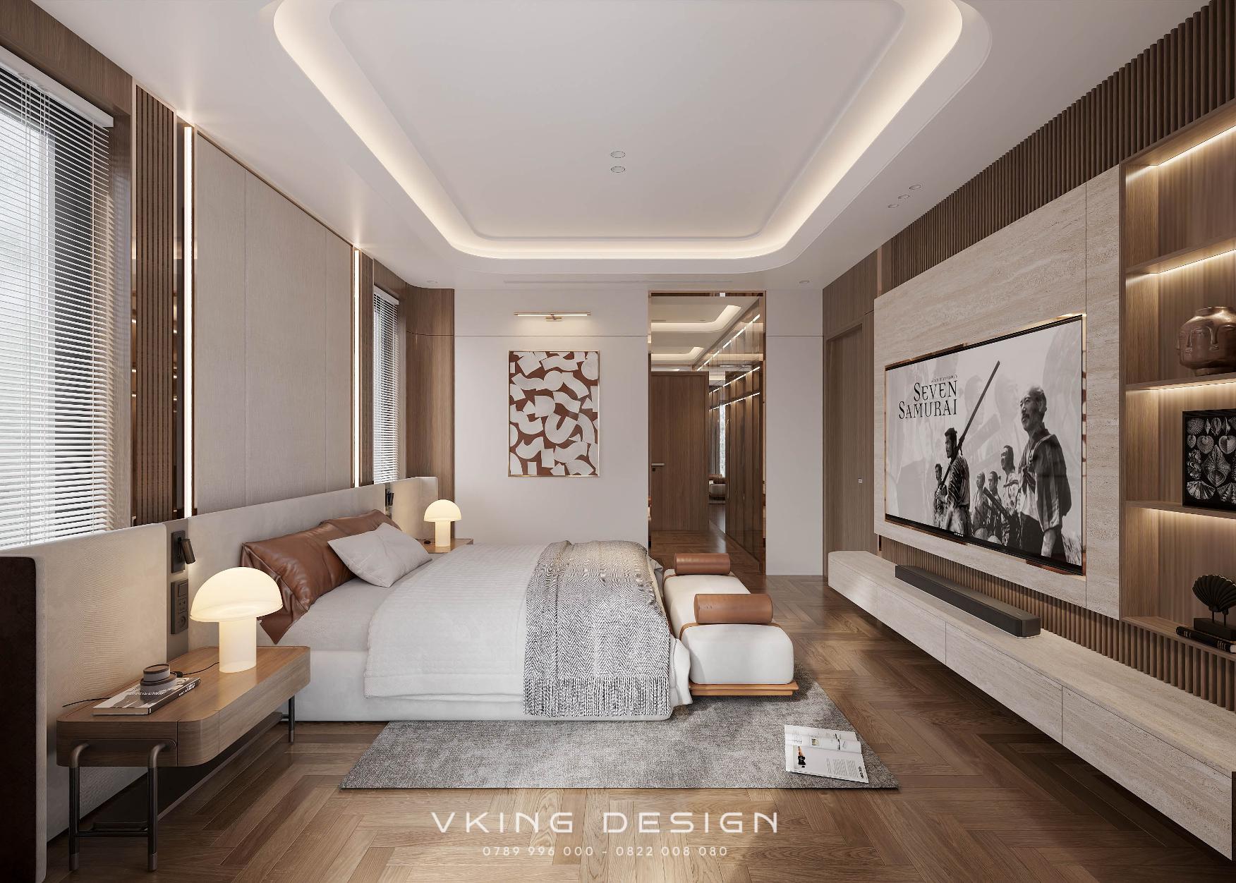 NỘI THẤT HIỆN ĐẠI BIỆT THỰ SANG TRỌNG NT26011 26 thiet ke noi that phong ngu master nt26011 2