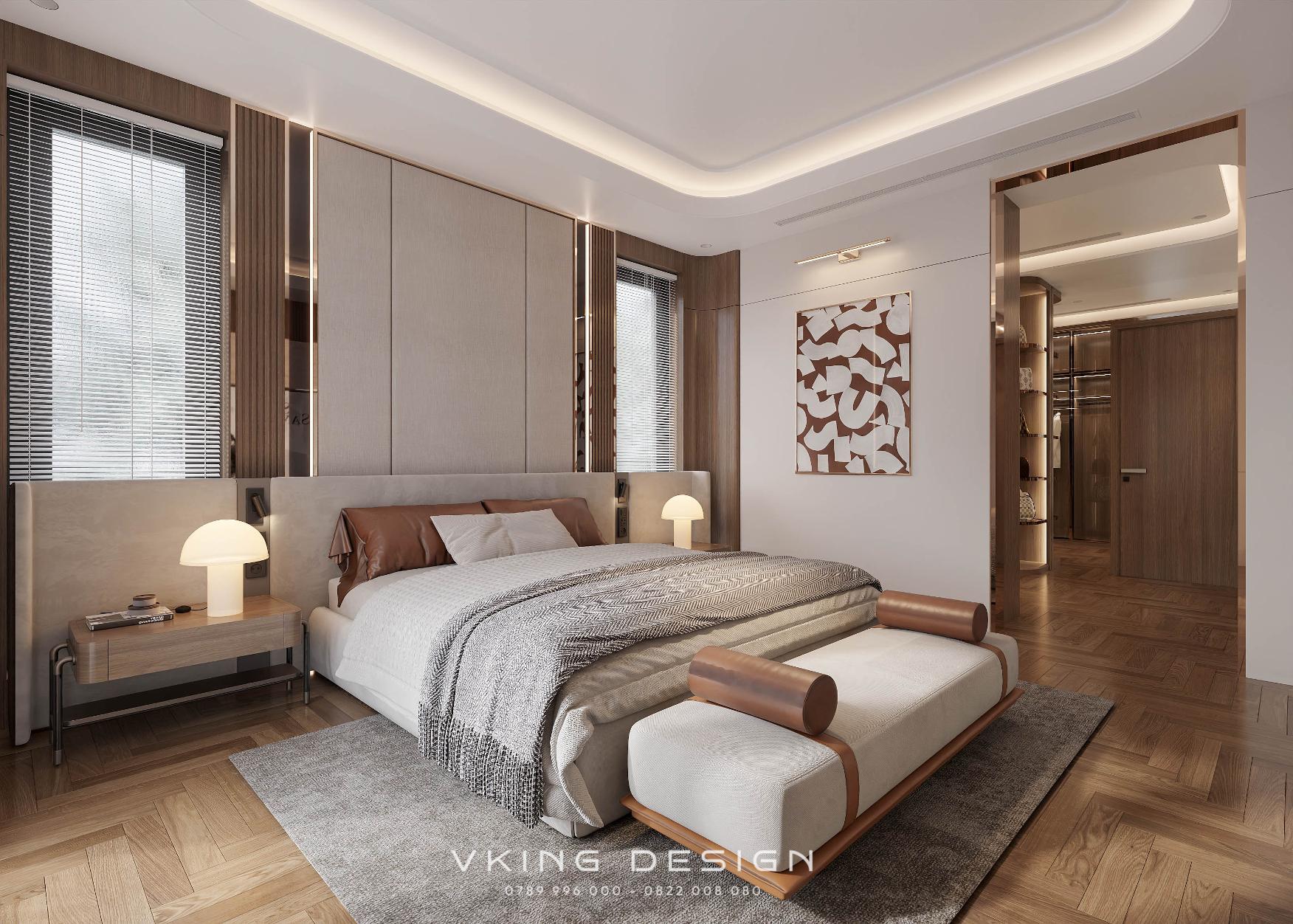 NỘI THẤT HIỆN ĐẠI BIỆT THỰ SANG TRỌNG NT26011 24 thiet ke noi that phong ngu master nt26011 5