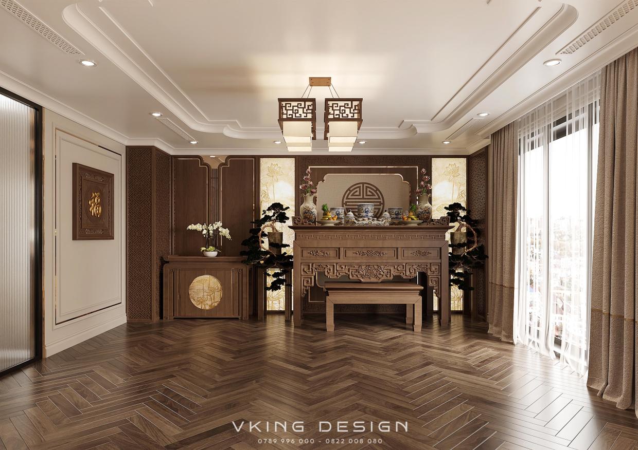 KHÔNG GIAN SỐNG TINH TẾ VỚI NỘI THẤT TÂN CỔ ĐIỂN NT26013 25 thiet ke noi that phong tho truyen thong nt26013 1