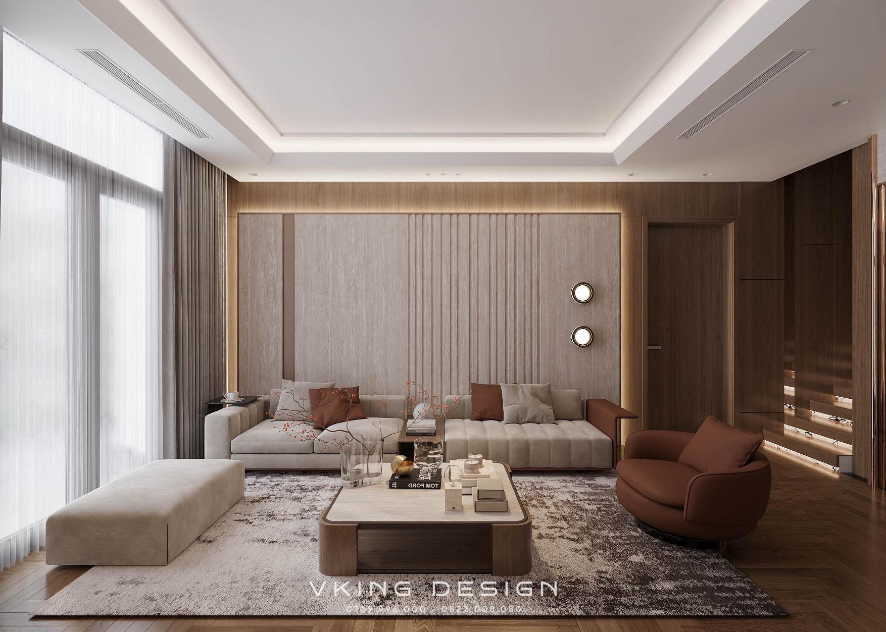 NỘI THẤT HIỆN ĐẠI BIỆT THỰ SANG TRỌNG NT26011 56 thiet ke noi that sanh thang tang 2 nt26011 1