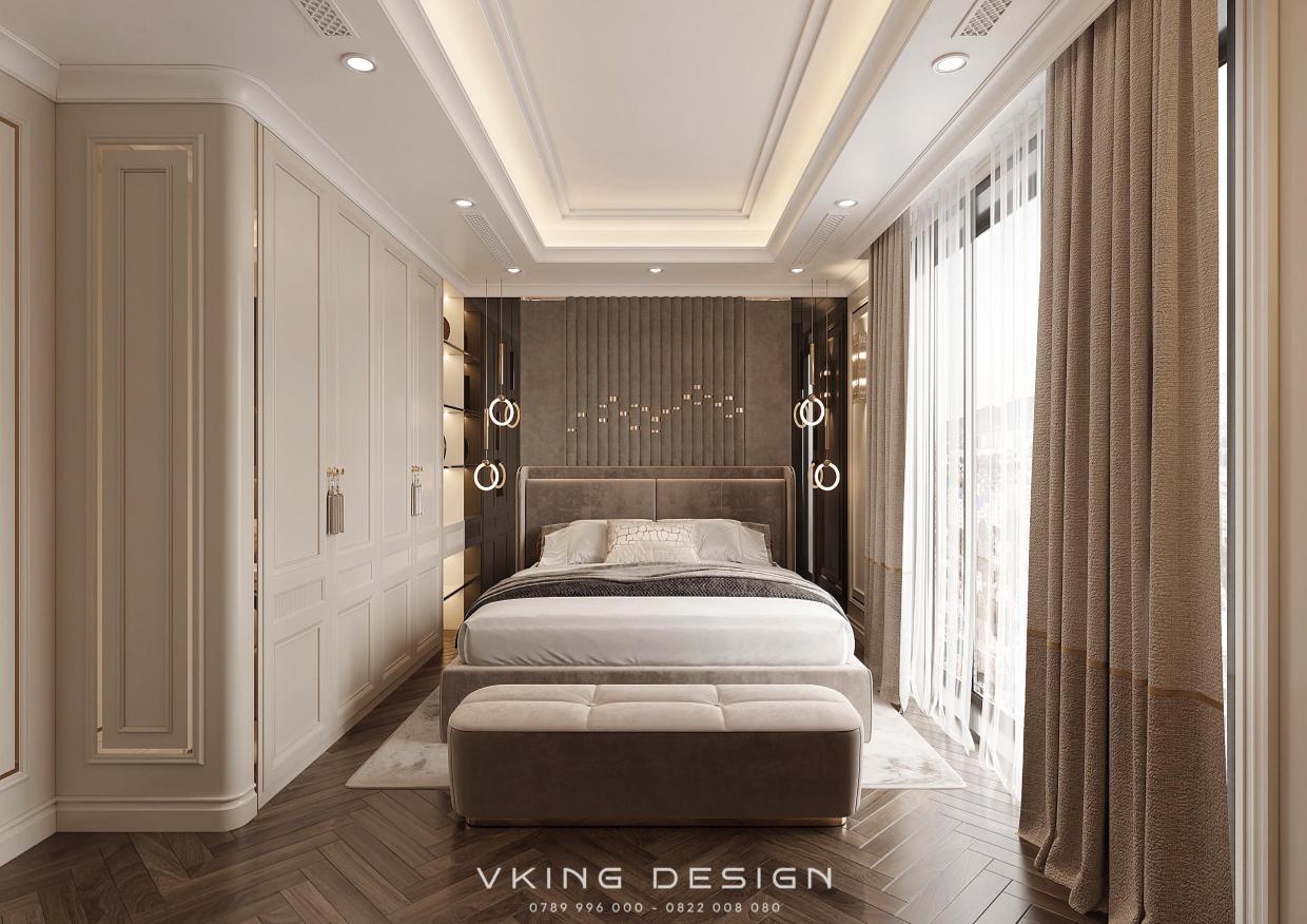 KHÔNG GIAN SỐNG TINH TẾ VỚI NỘI THẤT TÂN CỔ ĐIỂN NT26013 18 thiet ke phong ngu 2 noi that tinh te nt26013 3