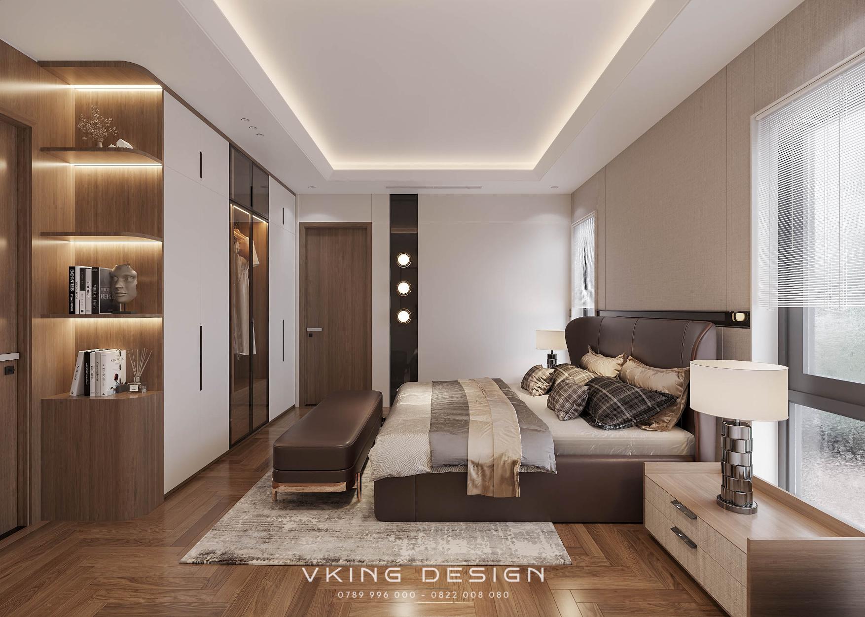 NỘI THẤT HIỆN ĐẠI BIỆT THỰ SANG TRỌNG NT26011 44 thiet ke phong ngu 4 hien dai nhe nhang nt26011 1