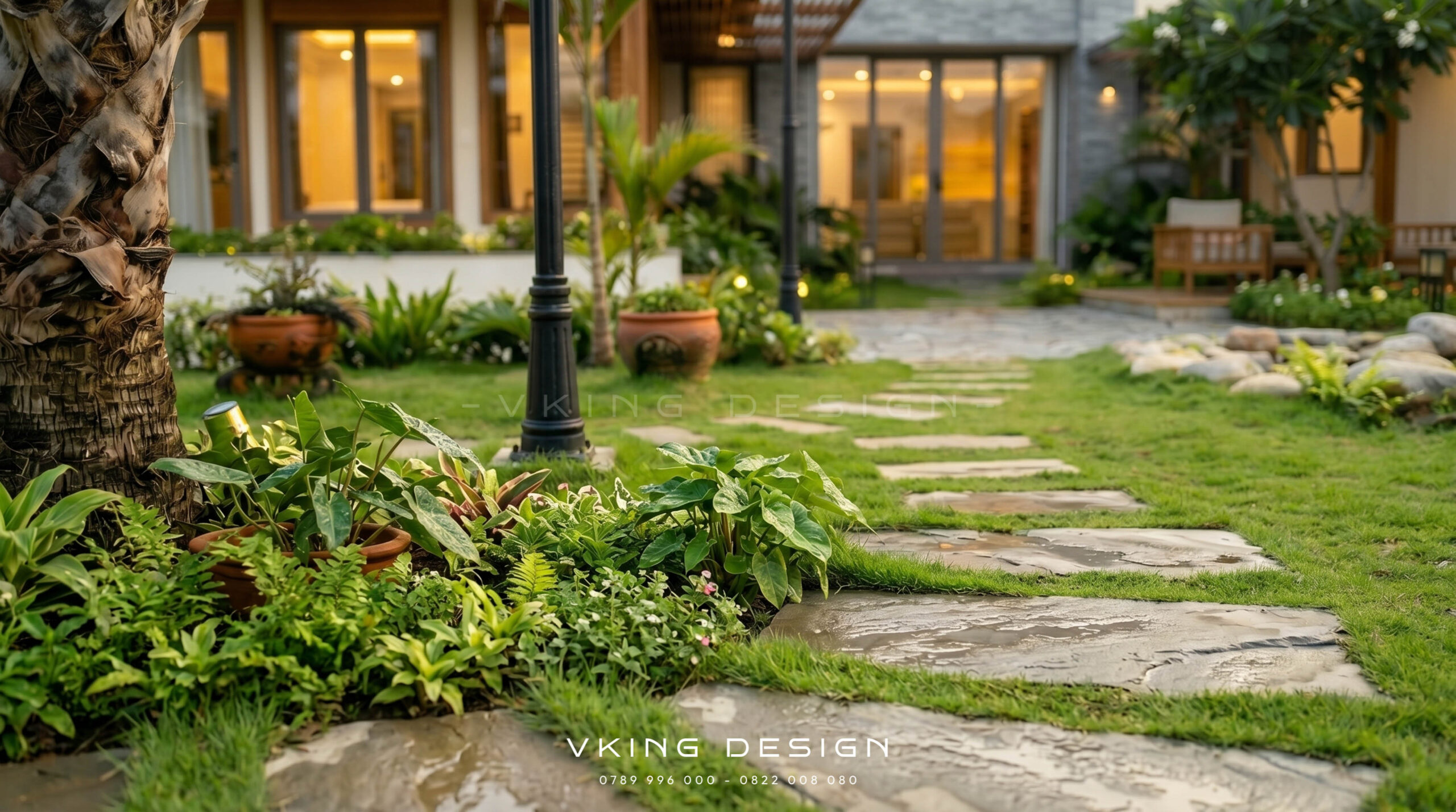 THIẾT KẾ BIỆT THỰ HIỆN ĐẠI 2 TẦNG ĐẸP GIỮA ĐỒI THÔNG VK26044 7 Biệt thự hiện đại