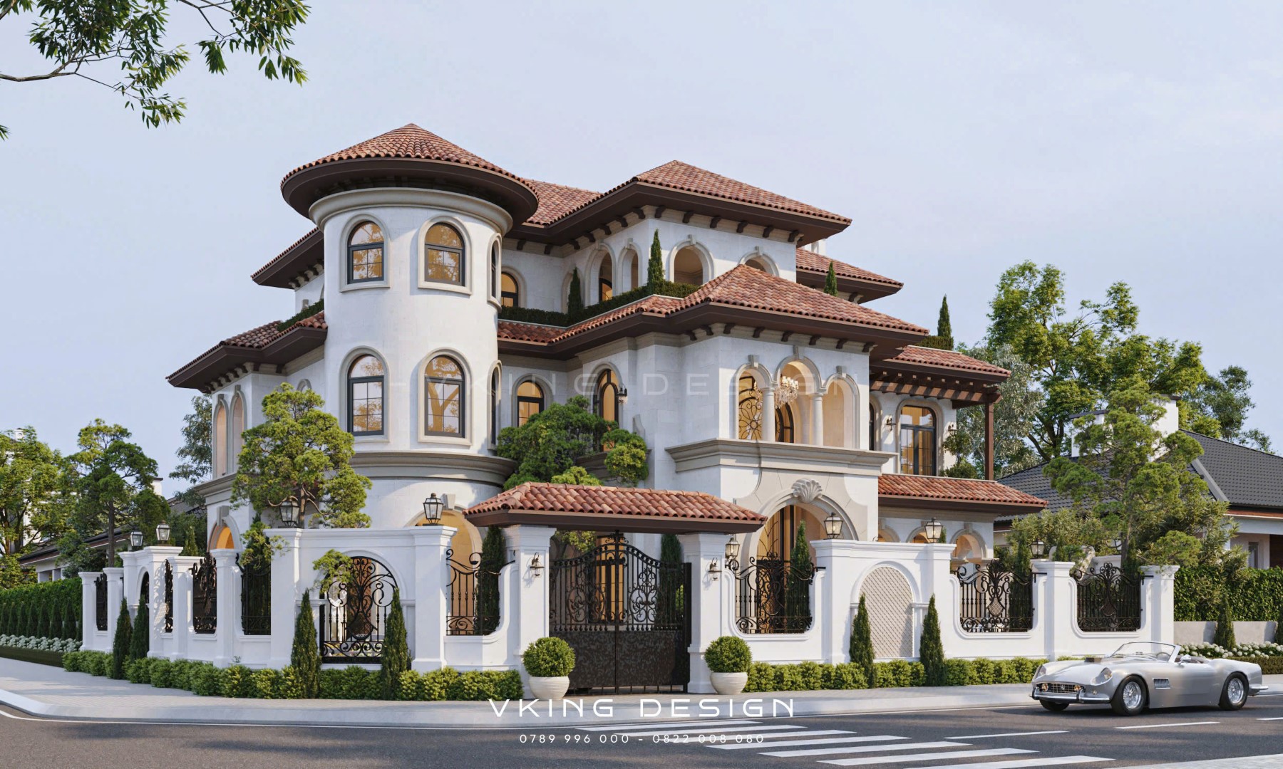 BIỆT THỰ ĐỊA TRUNG HẢI VK26049 ĐẬM CHẤT RESORT CHÂU ÂU 1 thiet ke biet thu dia trung hai 3 tang dep noi bat vk26049 3