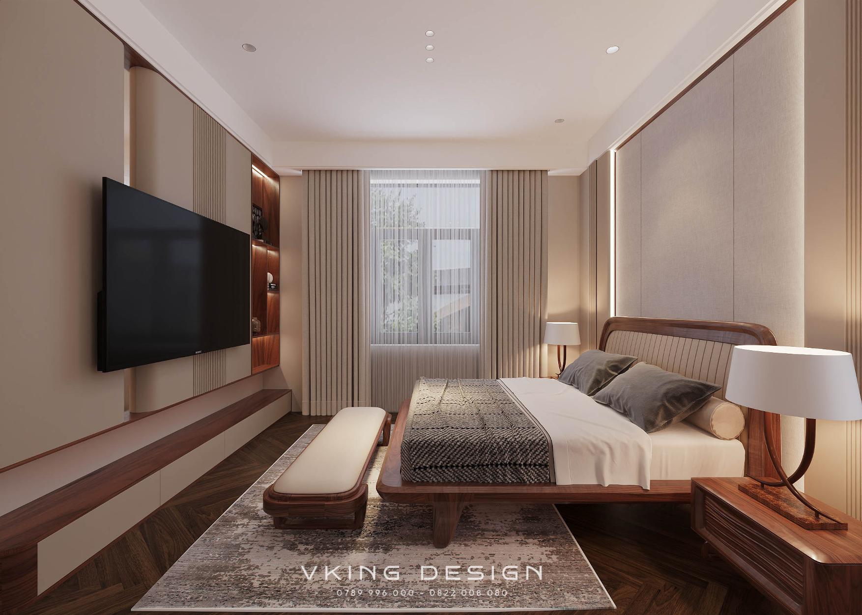 NỘI THẤT GỖ ÓC CHÓ TINH TẾ VÀ ĐẲNG CẤP NT26014 42 10 thiet ke phong ngu 03 3