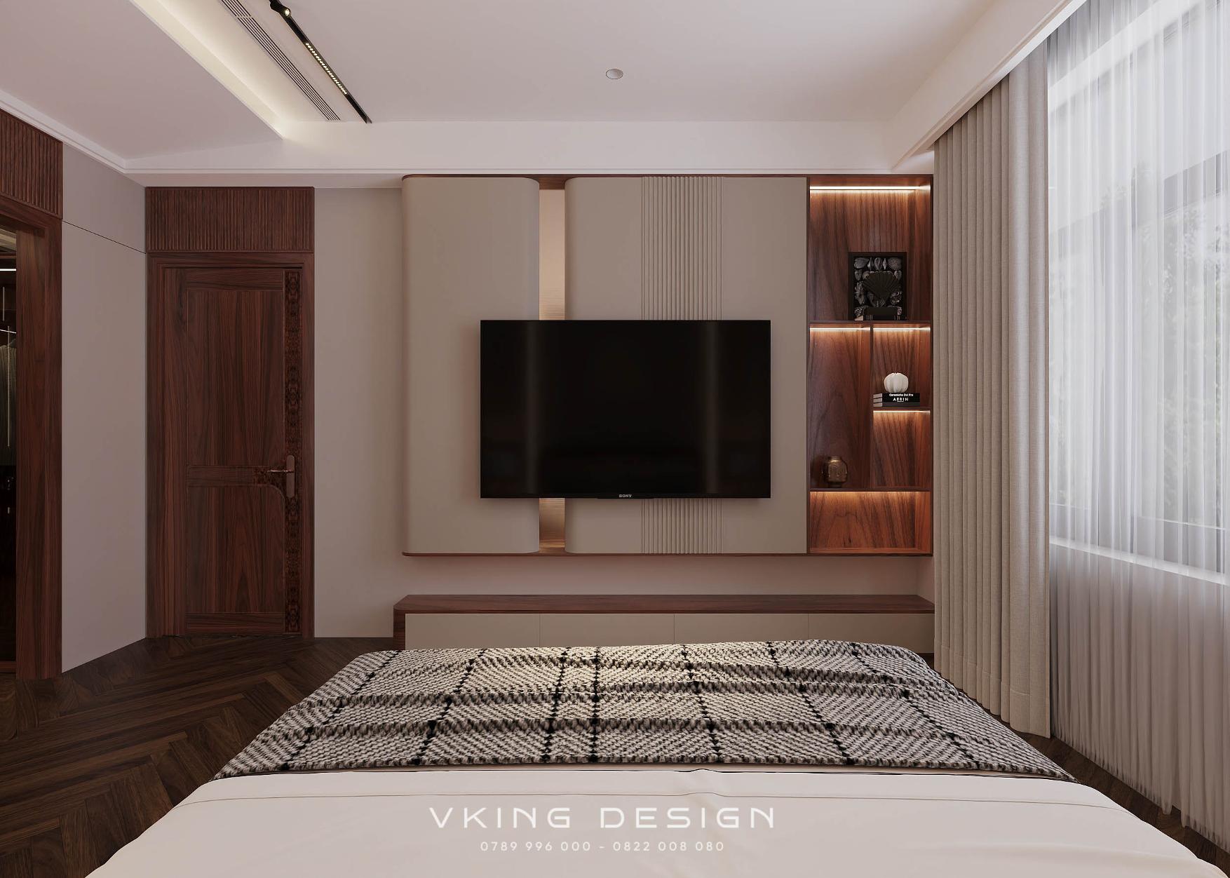 NỘI THẤT GỖ ÓC CHÓ TINH TẾ VÀ ĐẲNG CẤP NT26014 43 10 thiet ke phong ngu 03 4