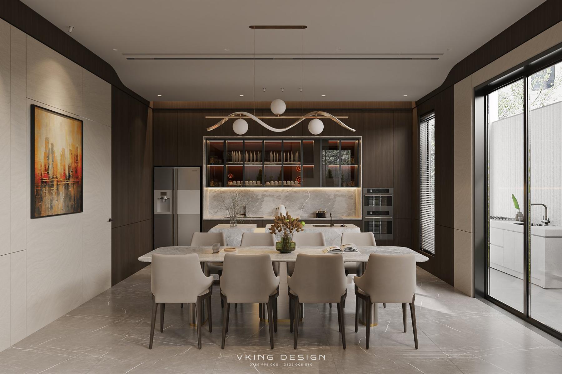 NỘI THẤT HIỆN ĐẠI THANH LỊCH TRONG TỪNG GÓC NHÌN NT26037 12 3 thiet ke noi that phong bep an hien dai 1