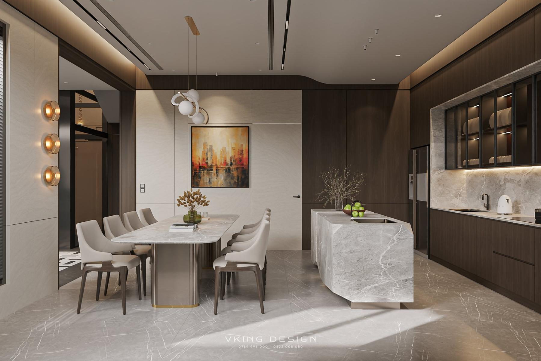 NỘI THẤT HIỆN ĐẠI THANH LỊCH TRONG TỪNG GÓC NHÌN NT26037 13 3 thiet ke noi that phong bep an hien dai 2